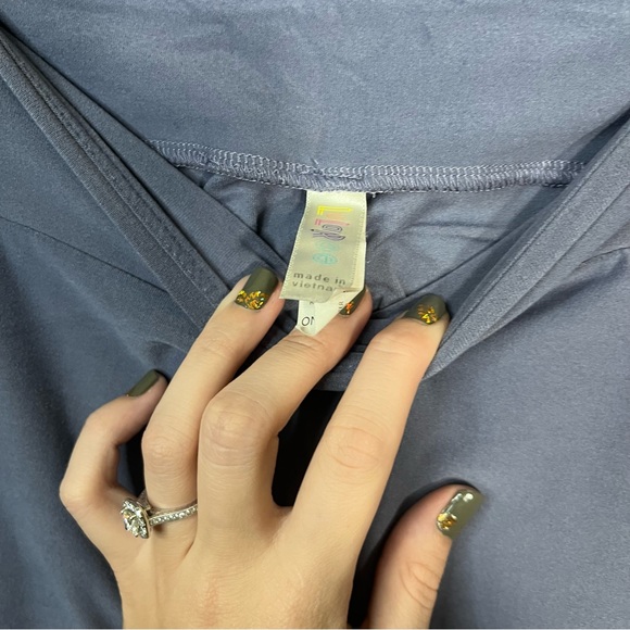 🌸5/$25🌸LulaRoe Slate Blue Stretchy Full Length Leggings One Size - Picture 8 of 16